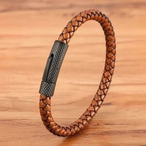 Braided Leather Bracelet​